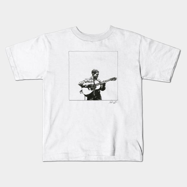 Tyler Childers Kids T-Shirt by Jack Browning